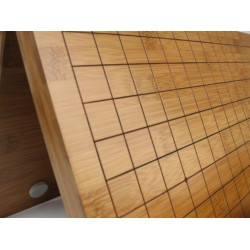 2 cm Foldable Bamboo Go Game Board, With Etched Lines
